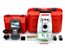 Leica TS16 P 1" R500 Robotic Total Station CS20 3.75G Prism Serviced April 2025