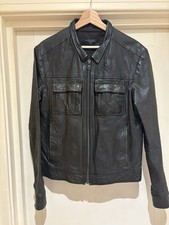 All Saints Mens Leather Jacket