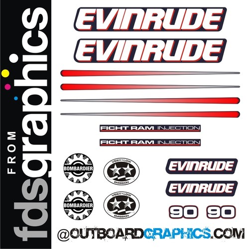 Evinrude 90hp ficht - evinrude, outboard