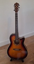 Ibanez AEF18 Electro Acoustic Guitar sold with Hiscox Liteflite lockable case