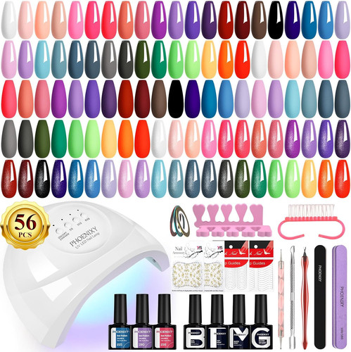 Gel nail kit colours - gel, kit,
