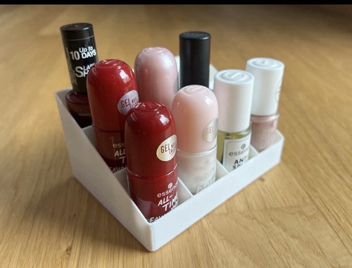 Nail polish organizer grids - polish,