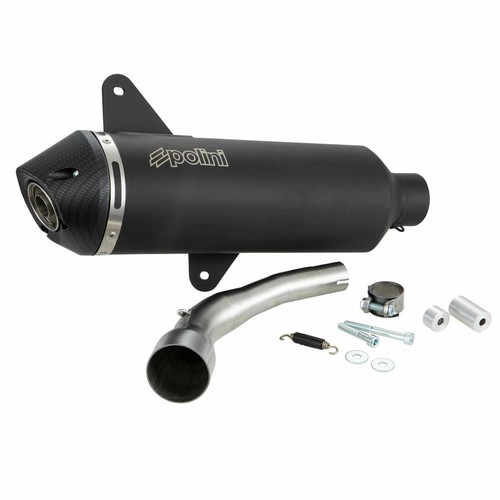Polini racing steel exhaust - steel,