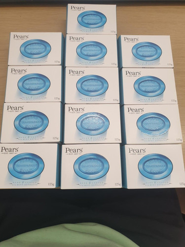Pears transparent blue soap - blue,