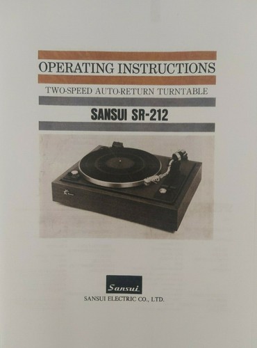 Sansui 212 auto return - sansui, auto-return