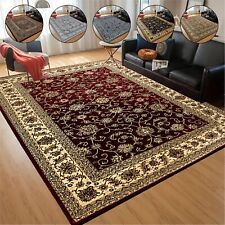 Non Slip Large Traditional Rugs Bedroom Carpet Living Room Hallway Runner Rug UK