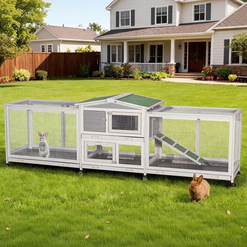 Large rabbit hutch - rabbit, 94.5"
