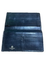 Vtg Launer Black Leather