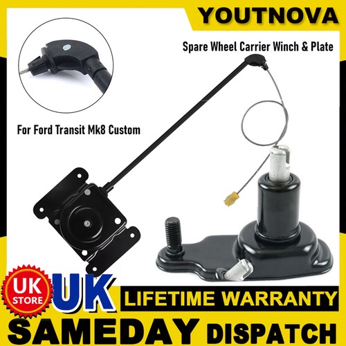 Spare wheel carrier winch - carrier,