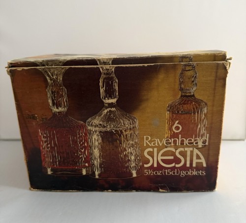 1970s ravenhead siesta goblets - 1970s,