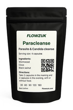 Paracleanse Parasite & Candida cleanse for Humans Black walnut, wormwood, cloves