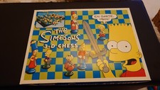 Vintage 90s The Simpsons 3D Chess Set 
