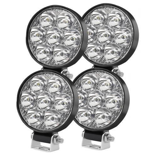 4pcs round mini led work - 4pcs,