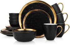 Florian 16-Piece Modern Black