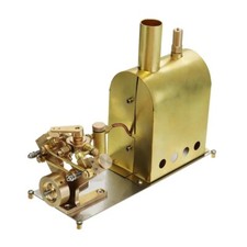 Solid Alcohol Fuel Steam Engine Model Toy Brass Boiler