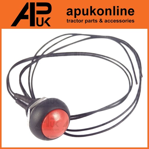 Red push button switch - button,
