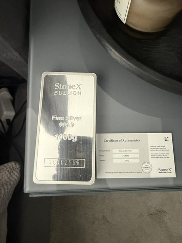 Stonex bullion bar - kg, 999.9
