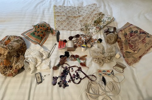 Vintage sewing bits and - sewing, bobs