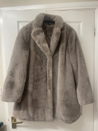 Faux fur coat - faux, 16