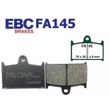 FRONT BRAKE PADS ORGANIC EBC FA145 for Suzuki RGV 250 R 1988 -