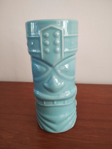 Genware stoneware blue tiki - genware,