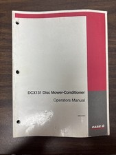 DCX131 Disc Mower-Conditioner Operators Maintenance Instruction Manual