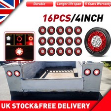 16x4Inch Red/White Tail Round