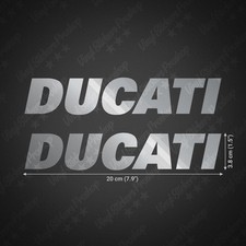 2 DUCATI stickers glossy
