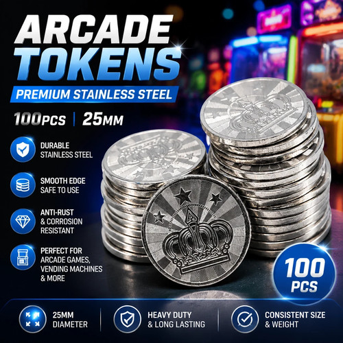 100pcs stainless steel arcade - stainless,
