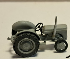 A made and painted, Springside model, of a... Grey Ferguson + ploughs and auger