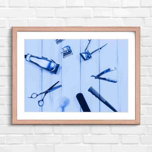 Barber tools vintage - vintage, shaving