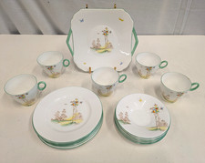 Vintage Scenic Shelley Bone