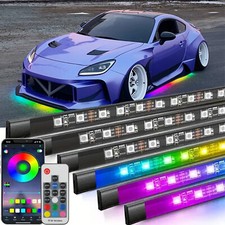 6PCS Colorfuled RGB Underglow