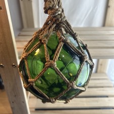 Vintage 13 Cm Blown Green