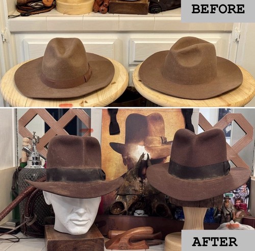Indiana jones hat reblocking - indiana,