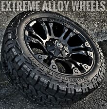 20" Black  Alloy Wheels Mitsubishi L200 Pajero Shogun Warrior  All Terrain Tyres