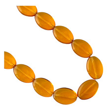 25 Loose Beads Amber Topaz