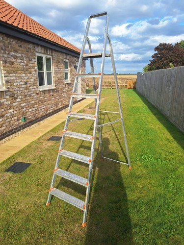 Aluminium step folding - 8-step,