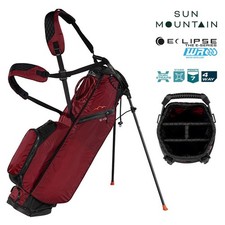 Sun Mountain Eclipse E1.5 4-Way Carry Stand Golf Bag - Black / Garnet 2026