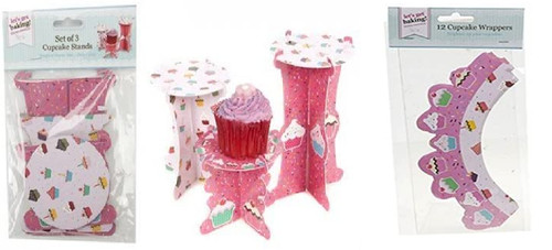 Cupcake stand set wraps - set,