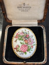 Aynsley Pink Flower Brooch