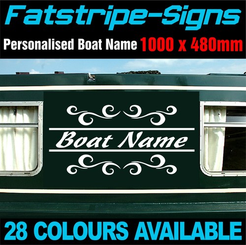 Personalised narrow boat barge - personalised,