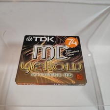 TDK Mini Disc MD Yellow 74