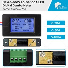 DC 6.5~100V 20-50-100A LCD