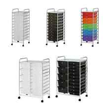 10/15 DRAWER MAKE UP MOBILE HOME OFFICE BEAUTY SALON PORTABLE STORAGE TROLLEY