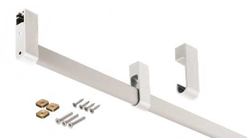 Wardrobe rail hanging - rail, oval