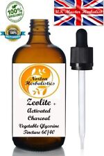 Zeolite & Activated Charcoal body Detox. Alcohol Free. UK Certified Herbalist