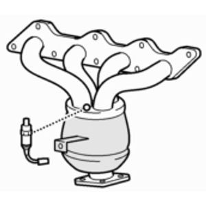 Approved exhaust manifold cat - manifold,