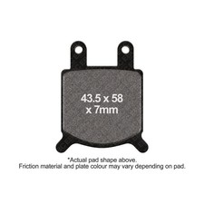 EBC Motorcycle Brake Pads DMX