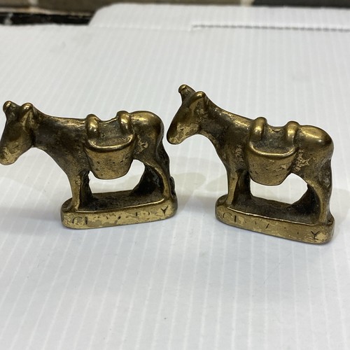 Tiny brass donkey - 2,